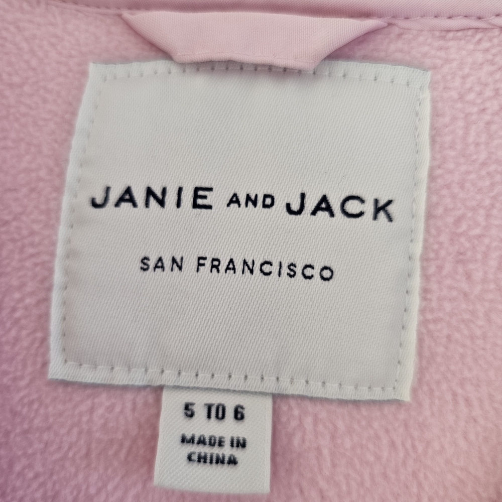 SOLD Janie and Jack Soft Pink Faux Fur Teddy Jacket - Picture 3 of 7